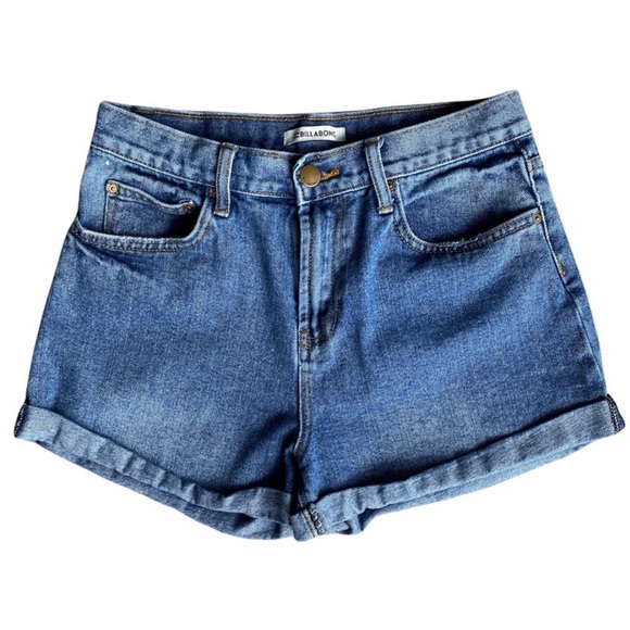 Billabong Pants - Billabong Women’s High Rise Cuffed Jean Shorts